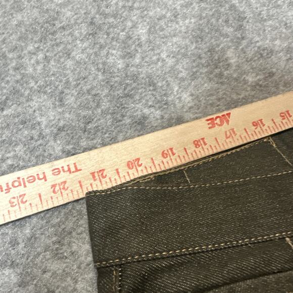 Vintage Members Property Coogi Straight Jeans Men's Size 42x32 Dark Green Denim - Picture 3 of 9